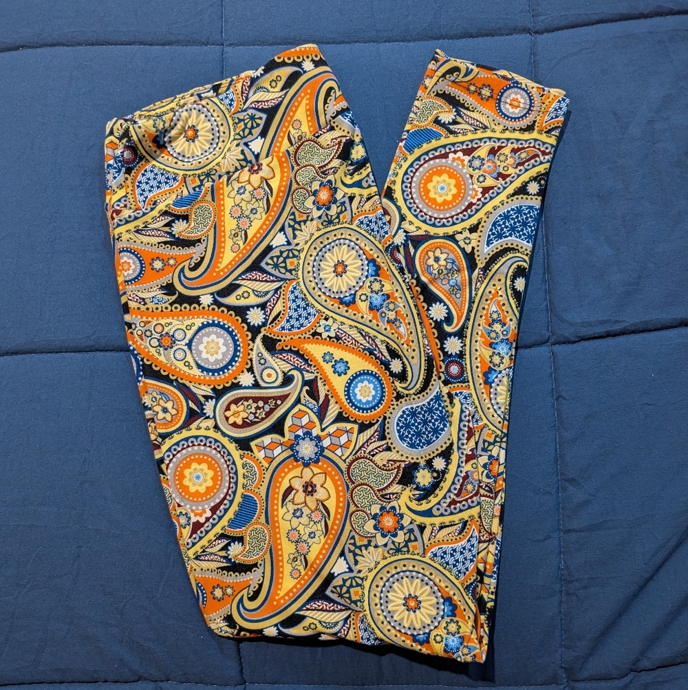 LuLaRoe Multicolor Paisley‎ Leggings